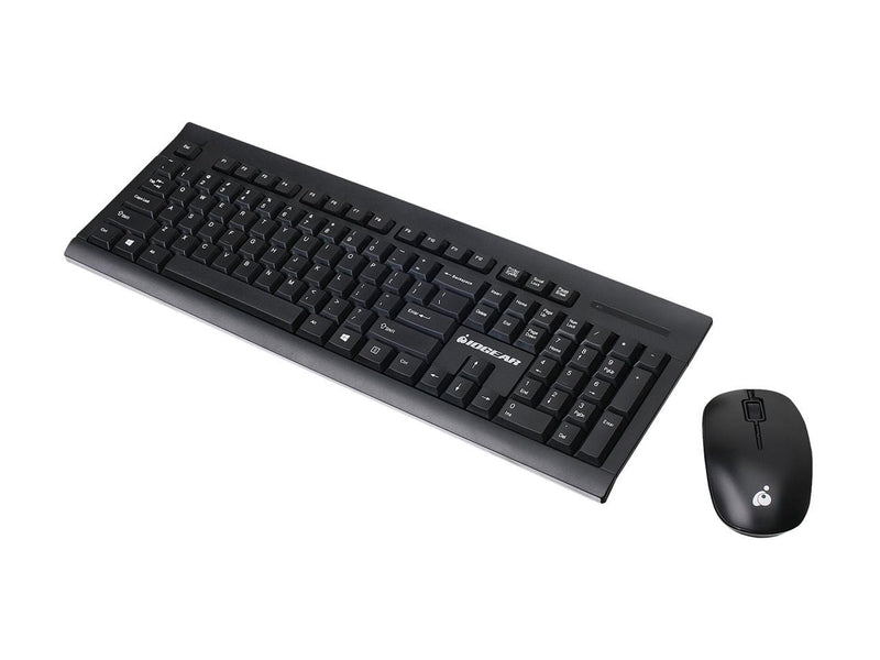 IOGEAR Long Range 2.4 GHz Wireless Keyboard and Mouse Combo GKM552RB Wireless
