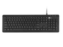 SIIG Industrial Grade Washable & Dustproof USB Multimedia Keyboard JK-US0U11-S1