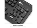 SIIG Industrial Grade Washable & Dustproof USB Multimedia Keyboard JK-US0U11-S1