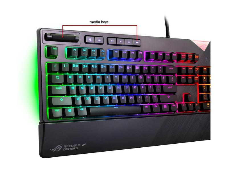 ASUS ROG Strix Flare (Cherry MX Red) Aura Sync RGB Mechanical Gaming Keyboard