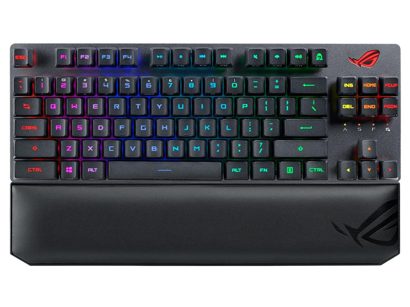 Asus ROG Strix Scope RX TKL Wireless Deluxe, 80% Gaming Keyboard, Tri-mode