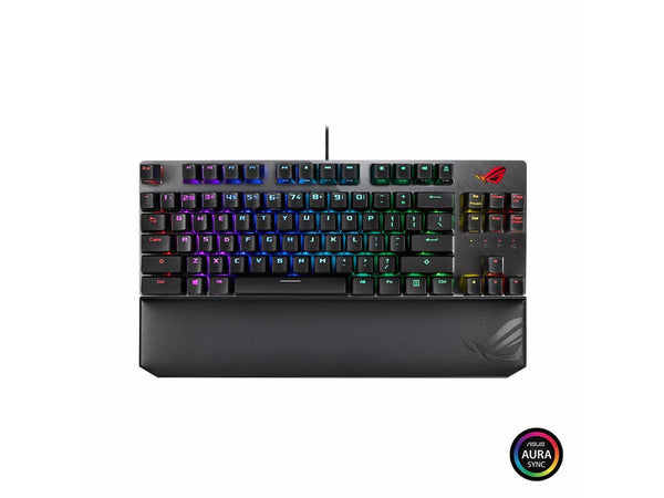 ASUS ROG Strix Scope TKL Deluxe Cherry MX Red Switches wired mechanical RGB