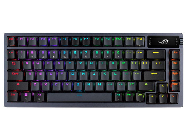 ASUS ROG Azoth 75 Wireless DIY Custom Gaming Keyboard, OLED display,