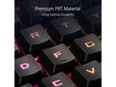 ASUS ROG PBT Doubleshot Keycap Set for ROG RX Switches, black