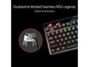 ASUS ROG PBT Doubleshot Keycap Set for ROG RX Switches, black