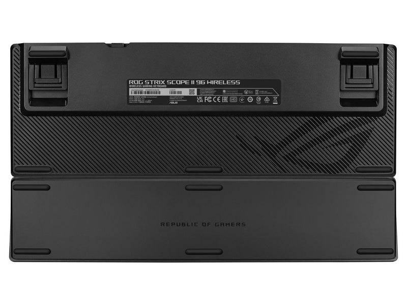 ASUS ROG Strix Scope II 96 Wireless Gaming Keyboard, Tri-Mode Connection,