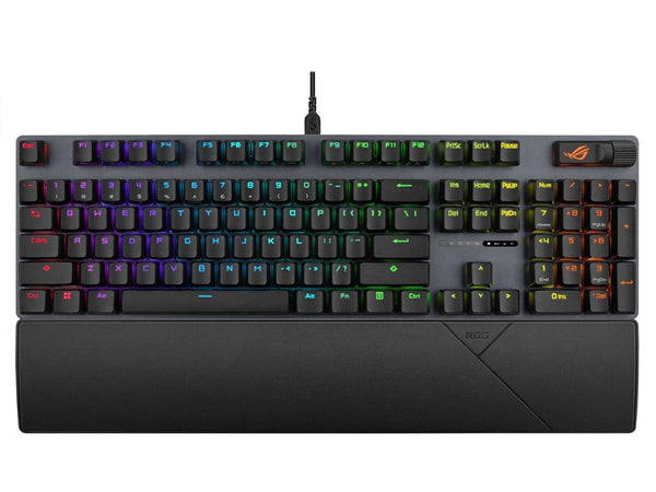 ASUS ROG Strix Scope II Full-Size Gaming Keyboard, Dampening Foam, Pre-lubed ROG