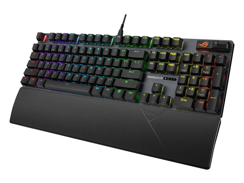 ASUS ROG Strix Scope II RX Gaming Keyboard, IP57, Dampening Foam, Pre-lubed ROG