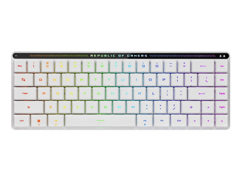 ASUS ROG Falchion RX Low Profile 65% compact wireless gaming keyboard with ROG