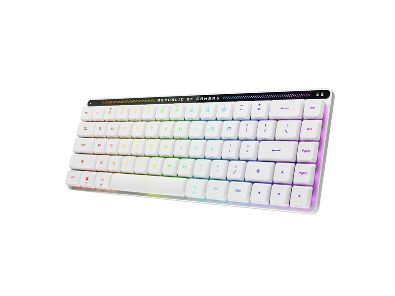 ASUS ROG Falchion RX Low Profile 65% Compact Wireless Gaming Keyboard, Pre-lubed