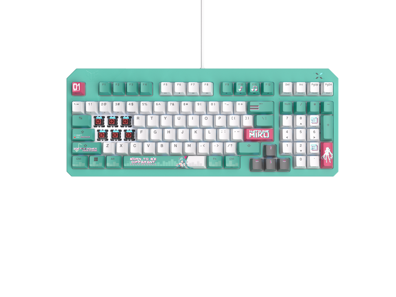 ASUS TUF Gaming K3 Gen II Hatsune Miku Edition Optical-Mechanical RGB Keyboard