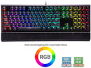 ROSEWILL Mechanical Gaming Keyboard, RGB Backlit Clicky Computer Mechanical