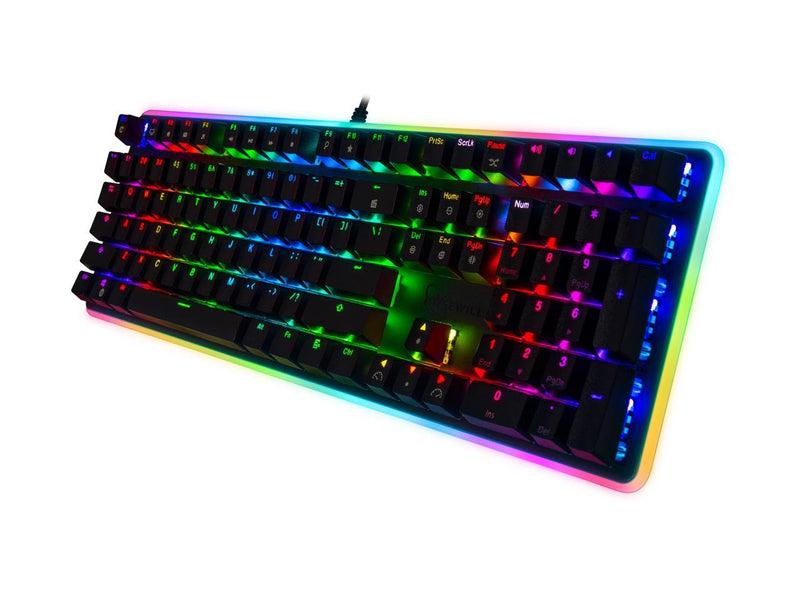 Rosewill Mechanical Gaming Keyboard, RGB LED Glow Backlit Computer Mechanical