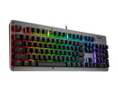 Rosewill NEON K52 Wired Waterproof Gaming Keyboard, Mem-chanical Switches, 8 RGB