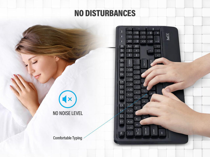 Rosewill HKM100 Wired Black Keyboard and Mouse