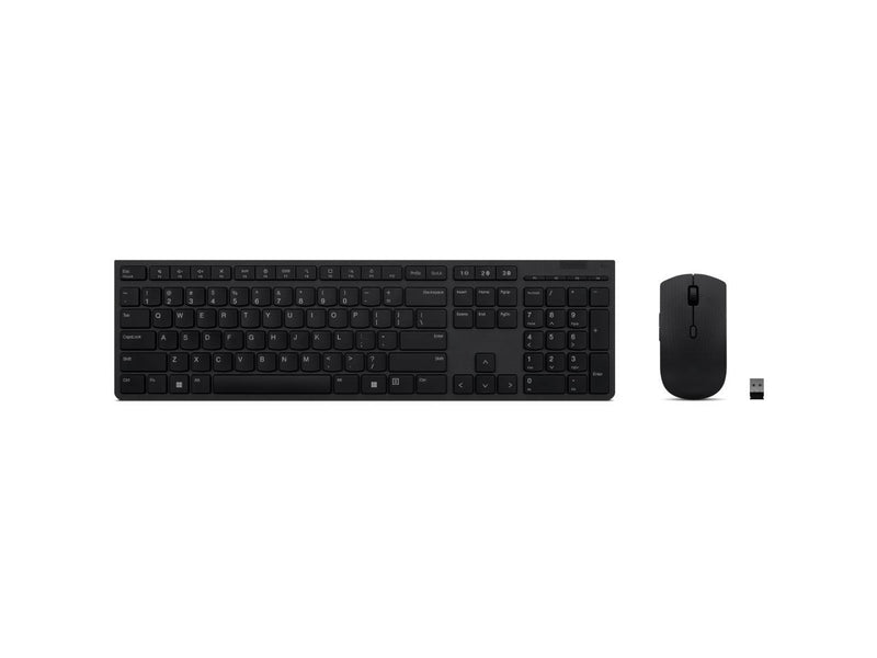 Lenovo Professional Wireless Rechargeable Combo Keyboard and Mouse