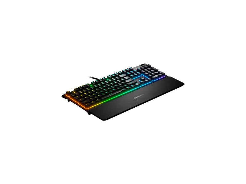 SteelSeries 64795 Apex 3 Water Resistant Gaming Keyboard, Premium Magnetic Wrist