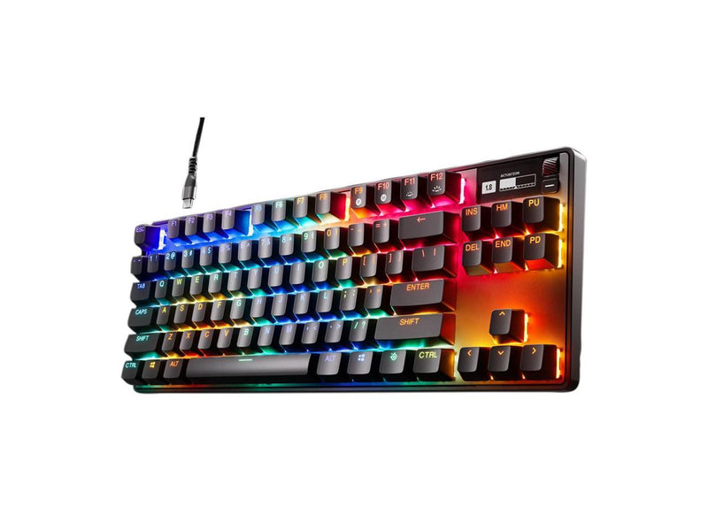 SteelSeries 64740 Apex Pro TKL Gen 3 Wired HyperMagnetic Gaming Keyboard - With