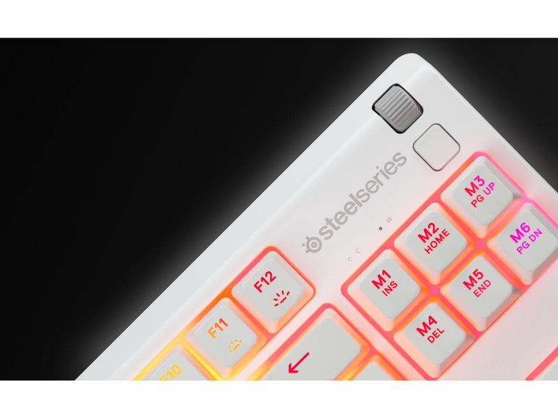 SteelSeries 64819 Apex 3 TKL Wired Membrane Whisper Quiet Switch Gaming Keyboard