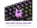 NZXT Function 2 MINITKL Optical Gaming Keyboard, Linear optical switches, 8,000