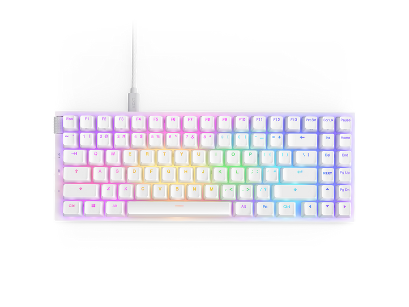 NZXT Function 2 MINITKL Optical Gaming Keyboard, Linear optical switches, 8,000