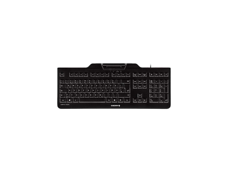 CHERRY KC 1000 SC JK-A0104EU-2 Black 104 Normal Keys USB Wired Keyboard with