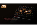 AOC Gaming Full RGB Mechanical Keyboard, 104-Key Outemu Blue Switches, Full