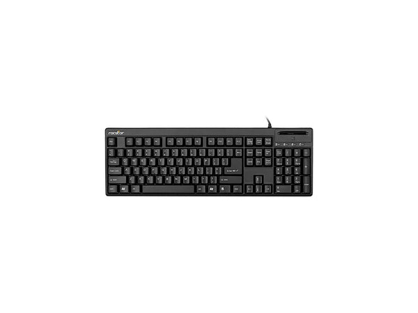 Rocstor KS20T Keyboard with Smartcard Reader - 104 Keys - QWERTZ Layout - Smart