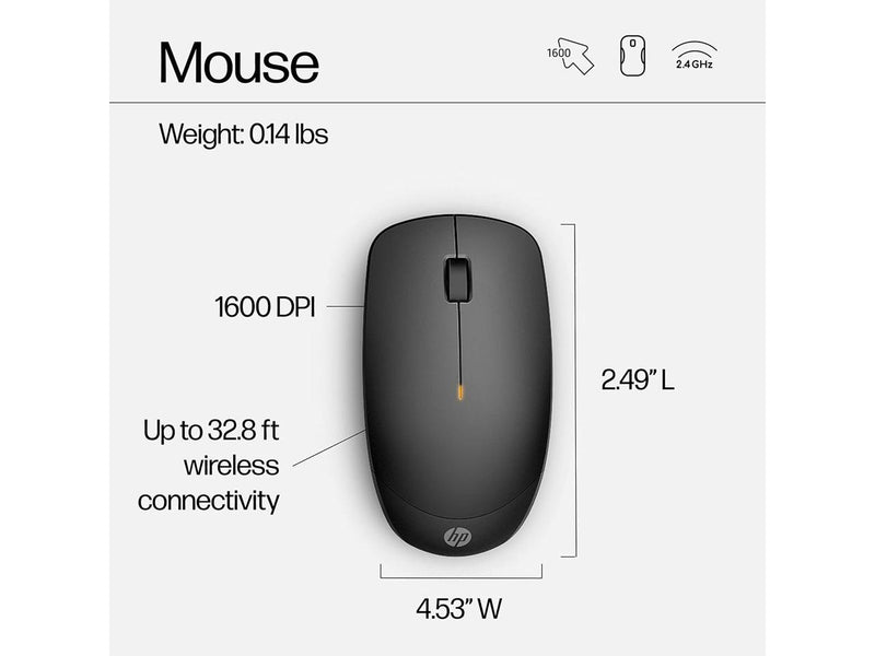HP 230 Wireless Mouse and Keyboard Combo (18H24AA)