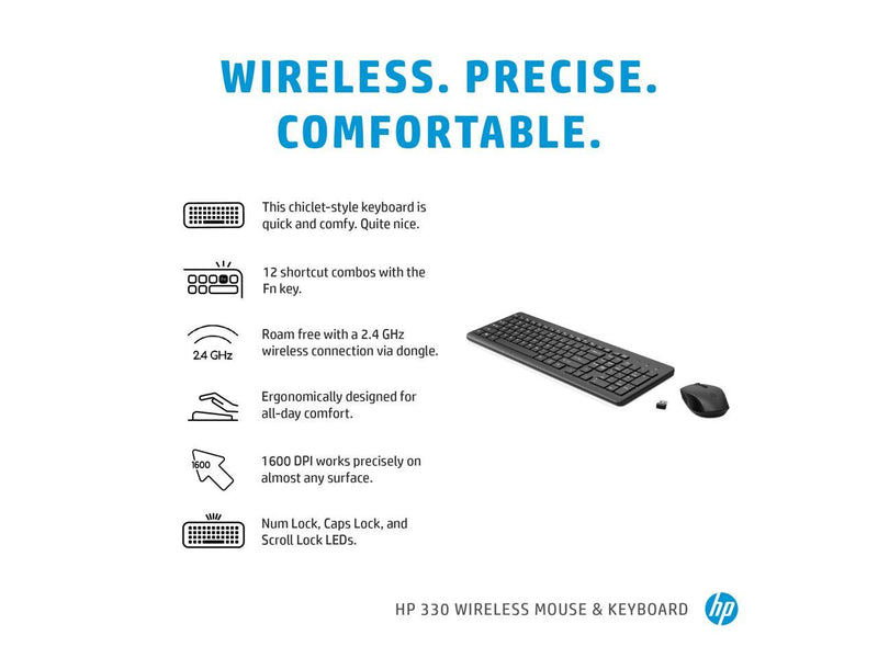 HP 330 Wireless Mouse and Keyboard Combination