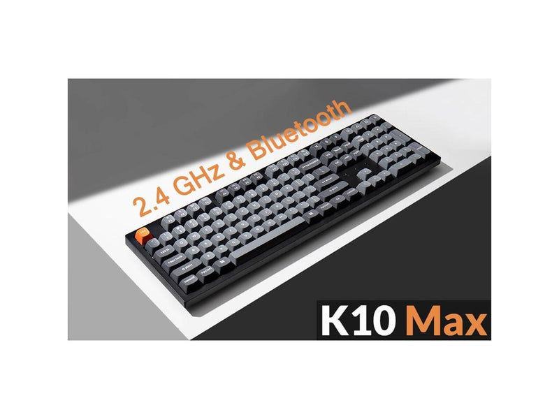 Keychron K10 Max RGB Hot-swappable Wireless Mechanical Keyboard(K10M-H1)