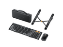 ProtoArc Tri-Fold Wireless Keyboard Mouse Combo with Laptop Stand -portable