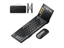 ProtoArc Tri-Fold Wireless Keyboard Mouse Combo with Laptop Stand -portable