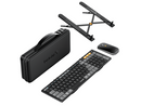 ProtoArc Tri-Fold Wireless Keyboard Mouse Combo with Laptop Stand -portable