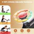 CURSOR FITNESS Exercise Bike, Brake Pad Stationary Bike - Black/Orange - Like New