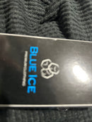 BLUE ICE PREMIUM MEN'S WAFFLE KNIT HENLEY PULLOVER HOODIE - SIZE: 3XL - BLACK - Brand New