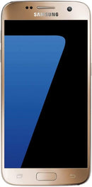 For Parts: SAMSUNG GALAXY S7 32GB VERIZON - GOLD DEFECTIVE SCREEN/LCD