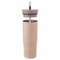 OWALA 24OZ STAINLESS STEEL STRAW TUMBLER - SANDY SHORES - Like New