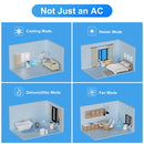 WIYTAMO 10000 BTU+HEAT AIR CONDITIONER OX-10KH - WHITE - Like New