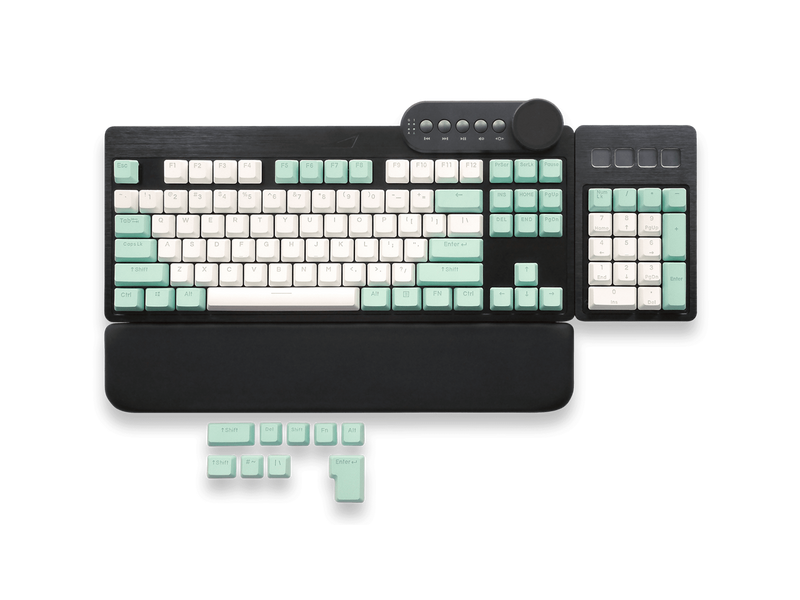 MOUNTAIN Mineral PBT Keycap set - US-ANSI + ISO addon - PBT Double-Shot - OEM