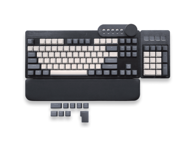 MOUNTAIN Mineral PBT Keycap set - US-ANSI + ISO addon - PBT Double-Shot - OEM