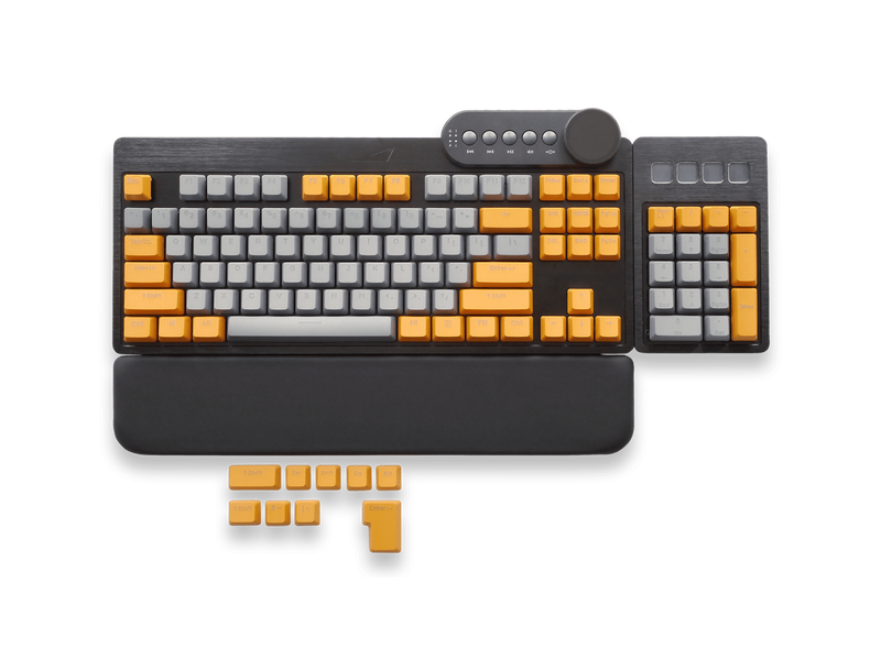MOUNTAIN Mineral PBT Keycap set - US-ANSI + ISO addon - PBT Double-Shot - OEM