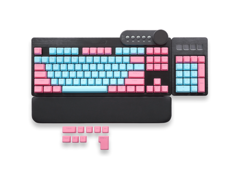 MOUNTAIN Mineral PBT Keycap set - US-ANSI + ISO addon - PBT Double-Shot - OEM