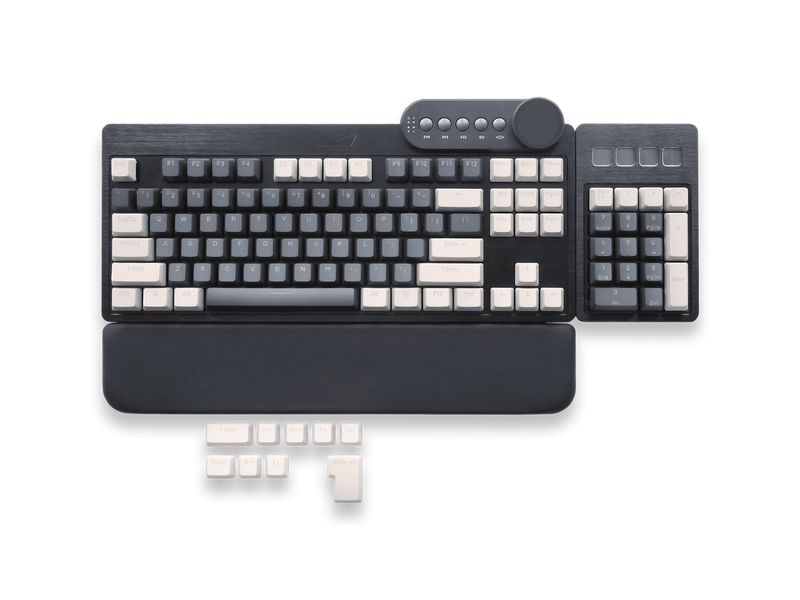 MOUNTAIN Mineral PBT Keycap set - US-ANSI + ISO addon - PBT Double-Shot - OEM