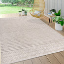 JONATHAN Y Moroccan Geometric Indoor Outdoor Area Rug 5X8 SBH100A-5 - Beige - Brand New
