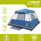 QOMOTOP 6 PERSON 60 SECONDS SET UP CAMPING TENT WATERPROOF POP UP TENT - BLUE - Like New