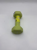 ALL IN MOTION DUMBBELL 6LBS LIME - PVC COATED, IRON - LIME - Like New