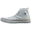 CONVERSE CHUCK TAYLOR ALL STAR CANVAS HIGH TOP - MEN 8 WOMEN 10 - OPTICAL WHITE - Like New