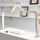 KEDAO NAIL LIGHT FOR DESK HALF MOON LIGHT FOR NAIL DESK 34INCH FOLDABLE - GOLD - Like New