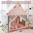 Avrsol Kids Play Tent with Mat Large Playhouse Children Castle Fairy Tent - Brand New